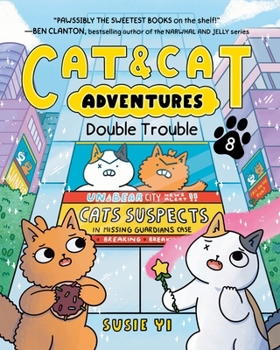 Hardcover Cat & Cat Adventures: Double Trouble: A Graphic Novel Book