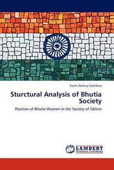 Paperback Sturctural Analysis of Bhutia Society Book