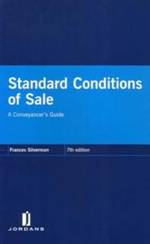 Paperback Standard Conditions of Sale: A Conveyancer's Guide (Seventh Edition) Book