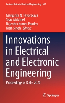 Hardcover Innovations in Electrical and Electronic Engineering: Proceedings of Iceee 2020 Book