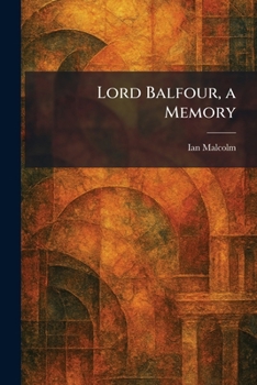 Paperback Lord Balfour, a Memory Book