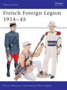 Paperback French Foreign Legion 1914-45 Book