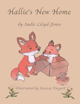 Hardcover Hallie's New Home [Large Print] Book