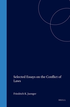 Hardcover Selected Essays on the Conflict of Laws Book