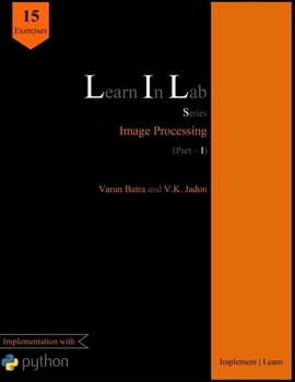Paperback Learn In Lab Series: Image Processing (Part-I) Book