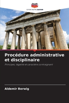Paperback Procédure administrative et disciplinaire [French] Book