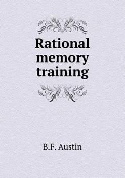 Paperback Rational memory training Book