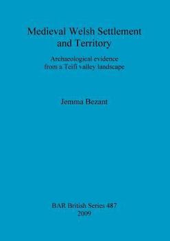 Paperback Medieval Welsh Settlement and Territory: Archaeological evidence from a Teifi valley landscape Book