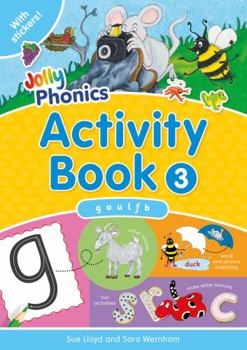 Paperback Jolly Phonics Activity Book 3: in Precursive Letters (British English edition) Book