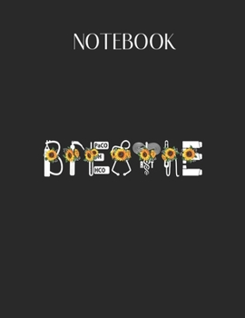Paperback Notebook: Breathe Sunflower Respiratory Therapy Sunflower Lovely Composition Notes Notebook for Work Marble Size College Rule Li Book
