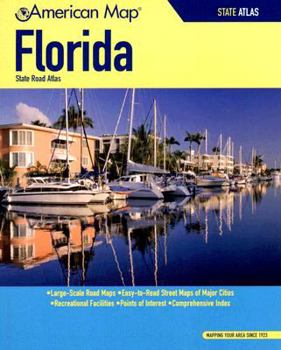 Paperback Florida State Road Atlas Book
