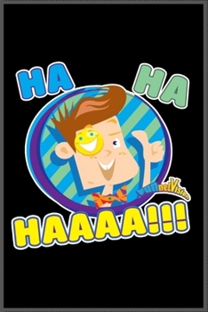 hahahaaaa: A Cute Notebook for Kids (as a gift) …. with more than 100 lined page - Composition Size (6*9)