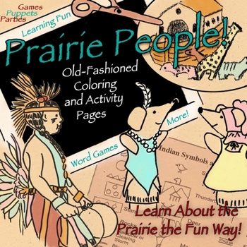 Paperback Prairie People!: Old Fashioned Coloring and Activity Pages Book