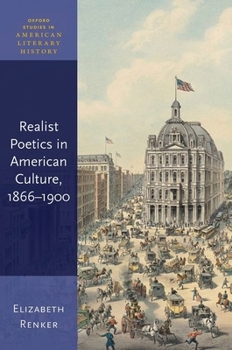 Hardcover Realist Poetics in American Culture, 1866-1900 Book