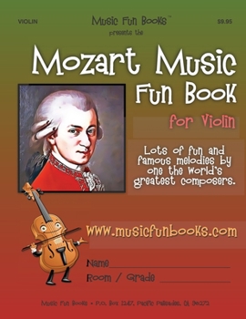 Paperback Mozart Music Fun Book for Violin Book