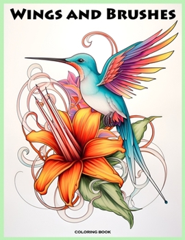 Paperback Wings and Brushes: Bird Lover's Coloring Book