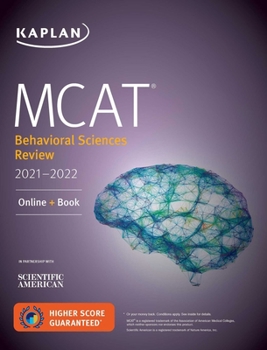 Paperback MCAT Behavioral Sciences Review 2021-2022: Online + Book