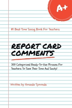 Paperback Report Card Comments Book