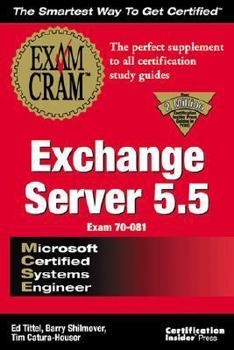 Paperback MCSE Exchange Server 5.5 Exam Book