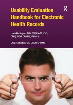 Paperback Usability Evaluation Handbook for Electronic Health Records Book