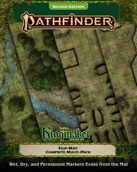 Board Game Pathfinder Flip-Mat: Kingmaker Adventure Path Campsite Multi-Pack Book