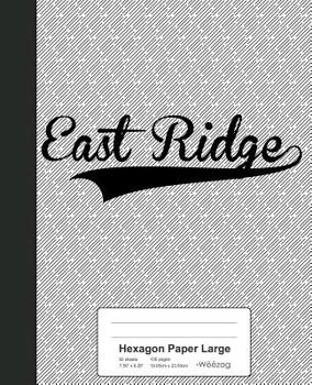 Paperback Hexagon Paper Large: EAST RIDGE Notebook Book