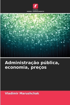 Paperback Administração pública, economia, preços [Portuguese] Book