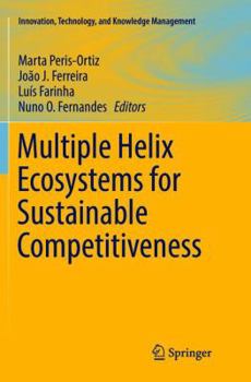Paperback Multiple Helix Ecosystems for Sustainable Competitiveness Book
