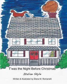 Paperback T'was the Night Before Christmas - Italian Style Book
