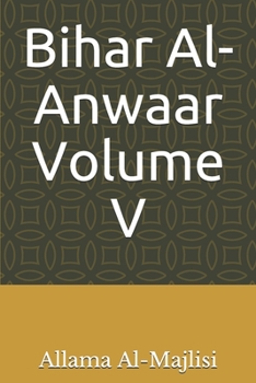 Paperback Bihar Al-Anwaar Volume V Book