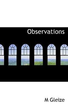Paperback Observations Book
