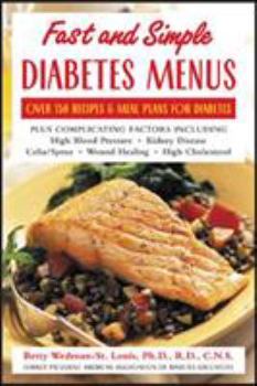 Paperback Fast and Simple Diabetes Menus Book