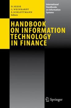 Hardcover Handbook on Information Technology in Finance Book
