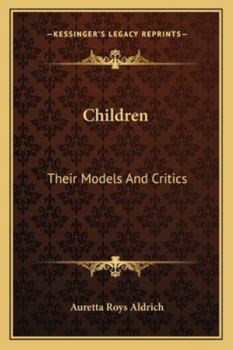 Paperback Children: Their Models And Critics Book