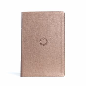 Imitation Leather KJV Essential Teen Study Bible, Rose Gold Leathertouch, Indexed Book