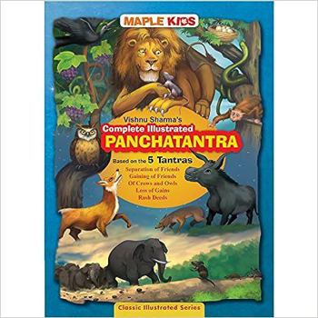 Hardcover Vishnu Sharma's Complete Illustrated Panchatantra Book