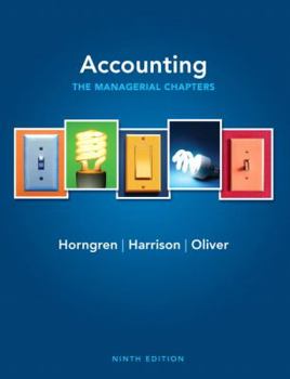 Paperback Accounting: The Managerial Chapters Book