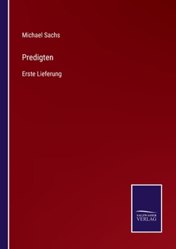 Paperback Predigten: Erste Lieferung [German] Book