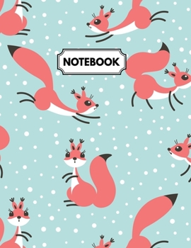 Paperback Notebook: Cute Chipmunks Daily Journal, Ruled White Paper, Blank Lined Note Book To Write In Book