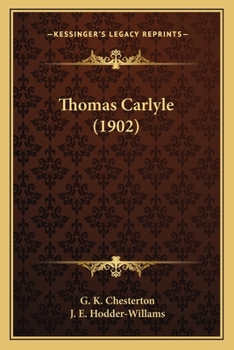 Paperback Thomas Carlyle (1902) Book