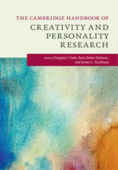 Hardcover The Cambridge Handbook of Creativity and Personality Research Book