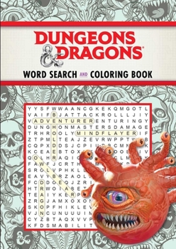 Paperback Dungeons & Dragons Word Search and Coloring Book