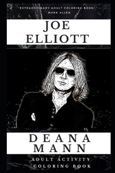 Paperback Joe Elliott Adult Activity Coloring Book