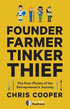 Paperback Founder, Farmer, Tinker, Thief: The Four Phases of the Entrepreneur's Journey Book