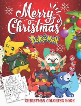 Paperback Pok?mon Christmas Coloring Book: 50+ High-quality Easy Coloring Books Book