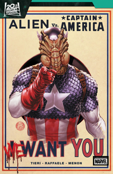Paperback Alien vs. Captain America Book
