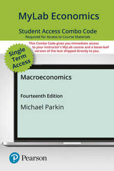 Printed Access Code Mylab Economics with Pearson Etext -- Combo Access Card -- For Macroeconomics Book