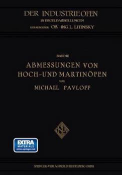 Paperback Abmessungen Von Hoch- Und Martinöfen [German] Book