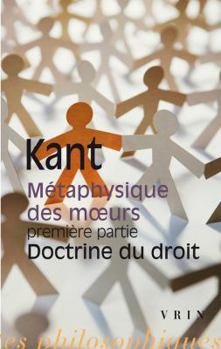 Paperback Metaphysique Des Moeurs Premiere Partie Doctrine Du Droit [French] Book