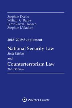 Paperback National Security Law and Counterterrorism Law: 2018-2019 Supplement Book